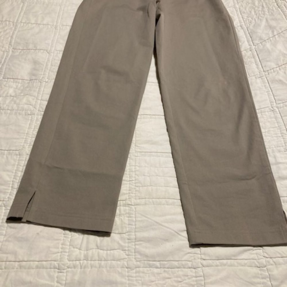 EILEEN FISHER | Organic Cotton Blend Cropped Ankle Pants